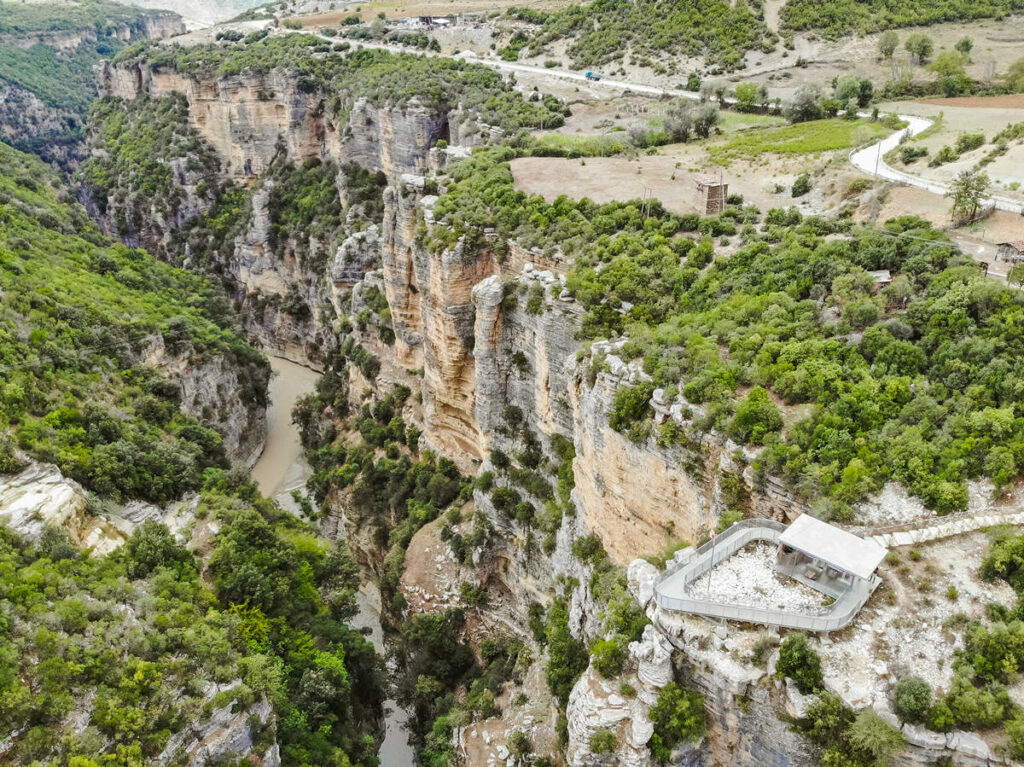 Osumi Canyon Viewing Point aus der Luft