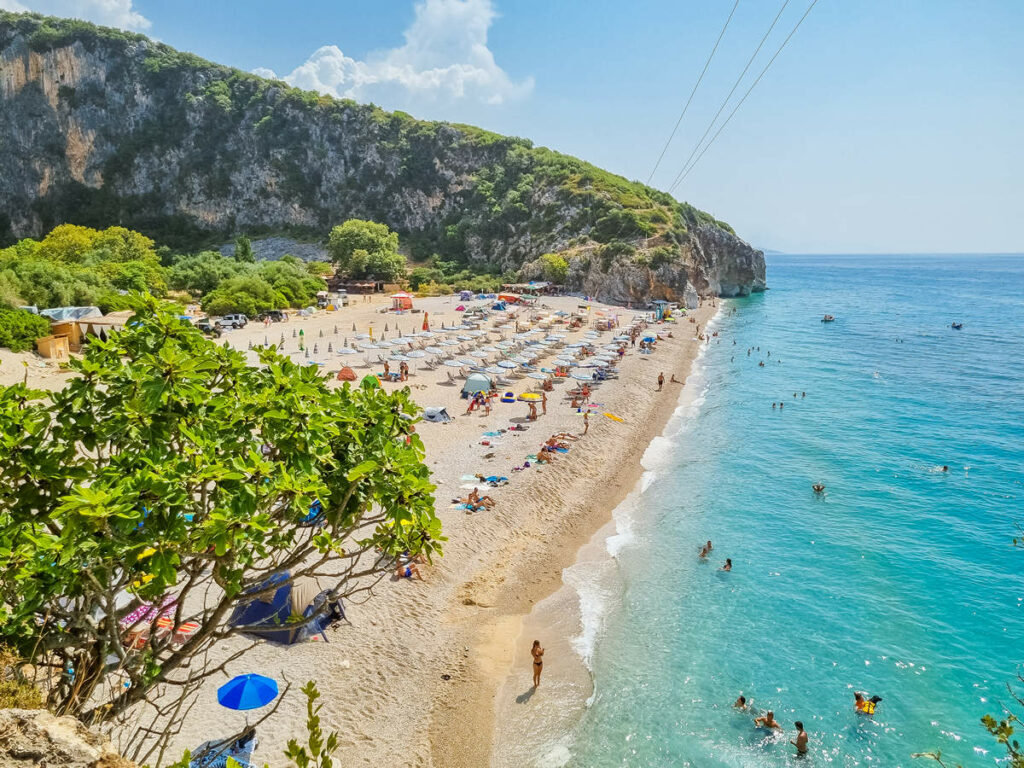 Gjipe Beach in Albanien