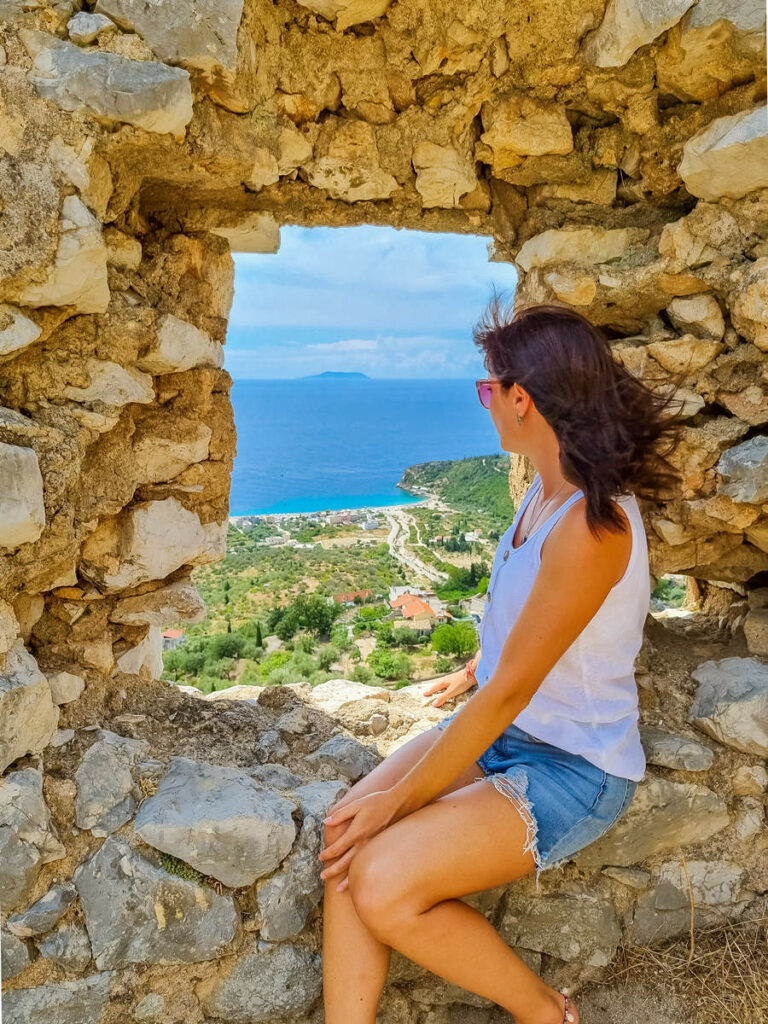 Meerblick Burg von Himara