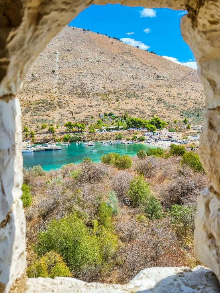 Strandblick von Castello di Porto Palermo