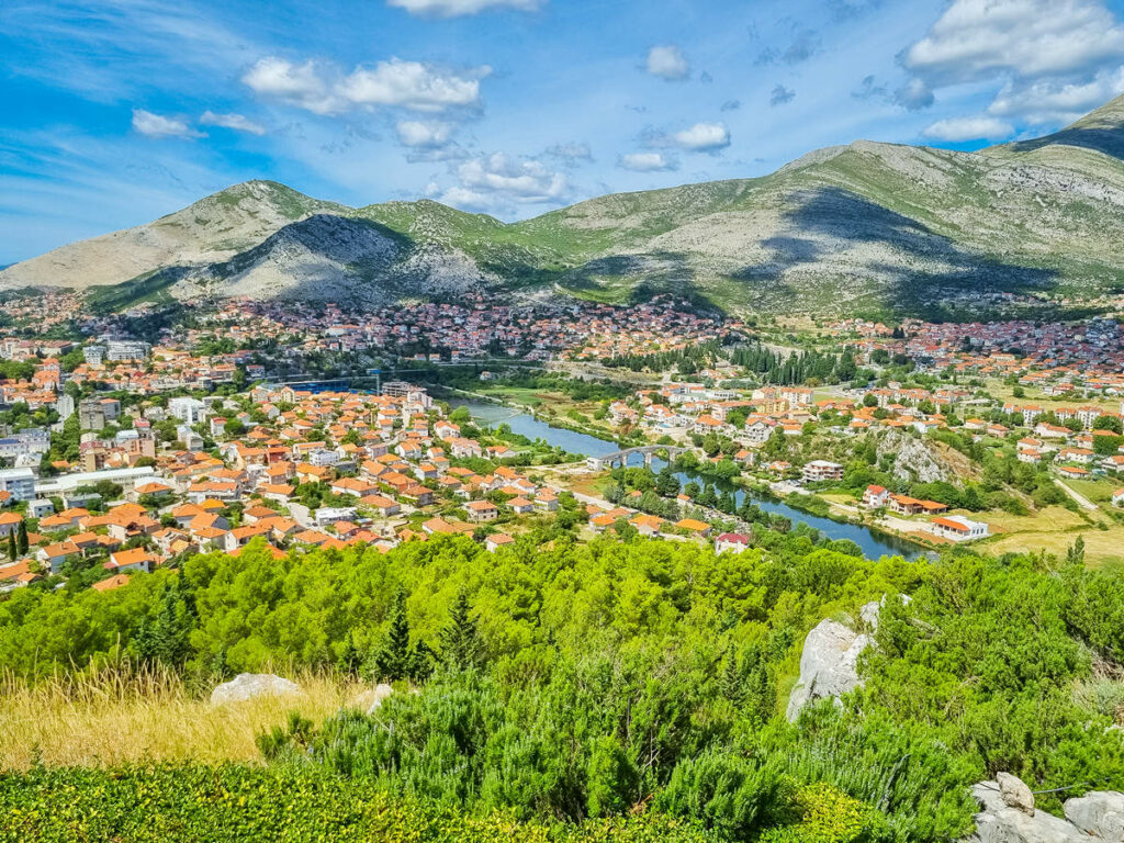 Aussicht auf Trebinje (Panorama grada Trebinja)