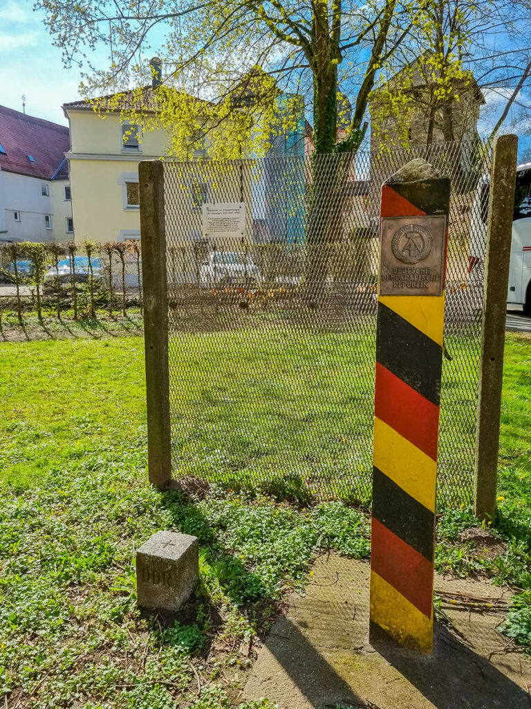 Teile des ehemaligen Zaunes der DDR Forchheim