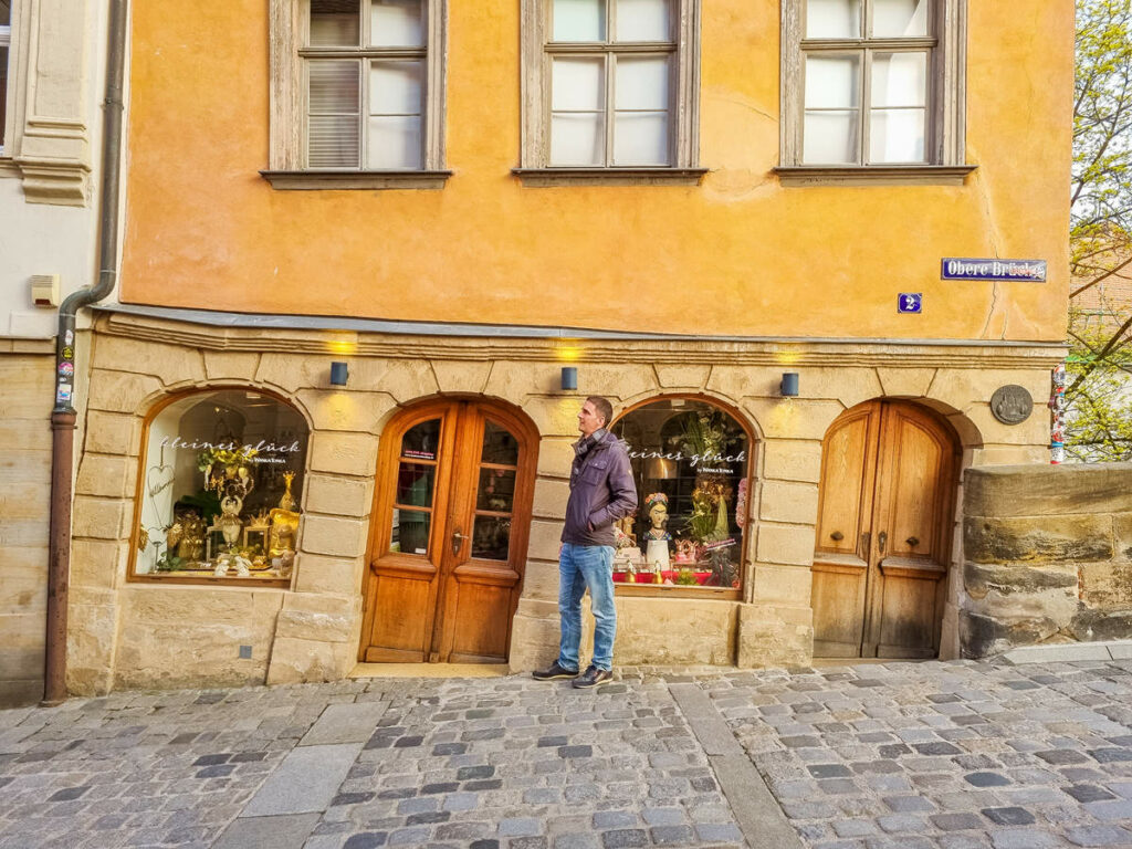 Schiefes Haus Obere Brücke Bamberg