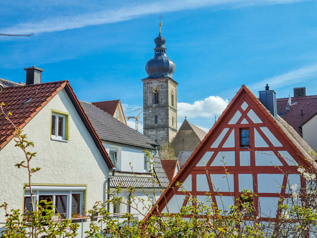 Stadtblick Rote Mauer Forchheim