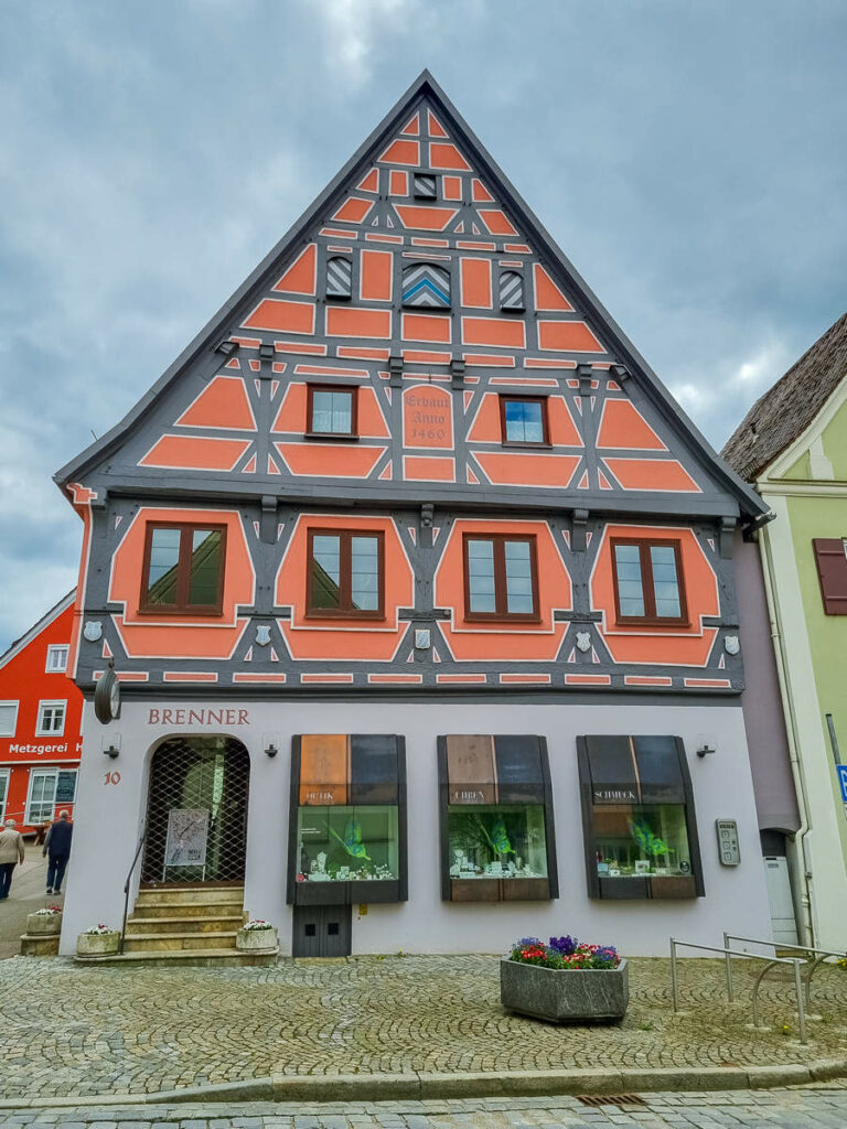 Fachwerkhaus aus dem Jahr 1460 in Wemding