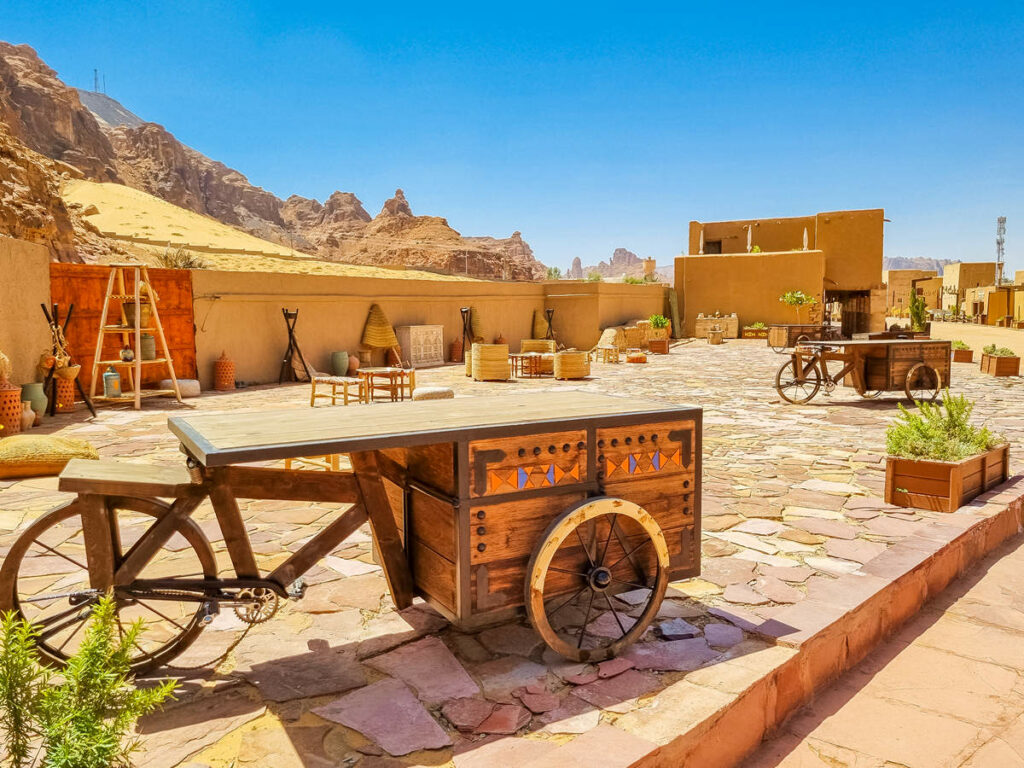 Al Ula Saudi-Arabien Promenade Old Town