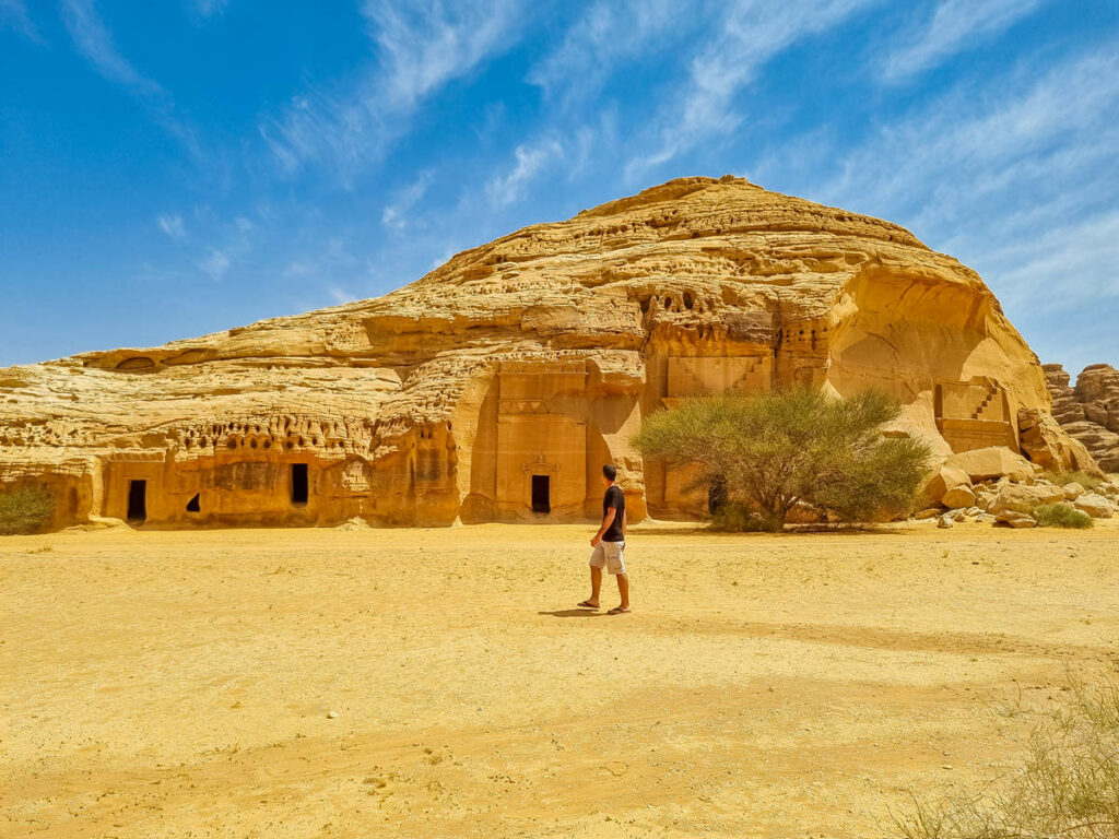 Jabal AlBanat in Madain Saleh