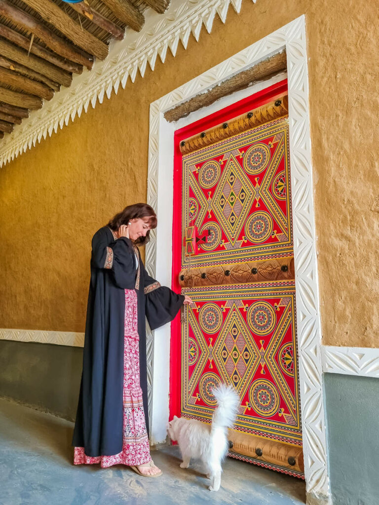 Tür im Aloqilat Museum