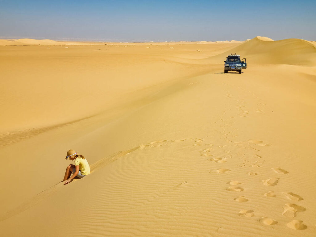 In der Wüste Ägyptens