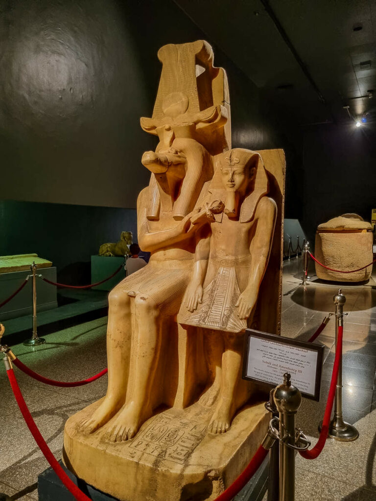 Sobek und Amenhotep III Luxor Museum