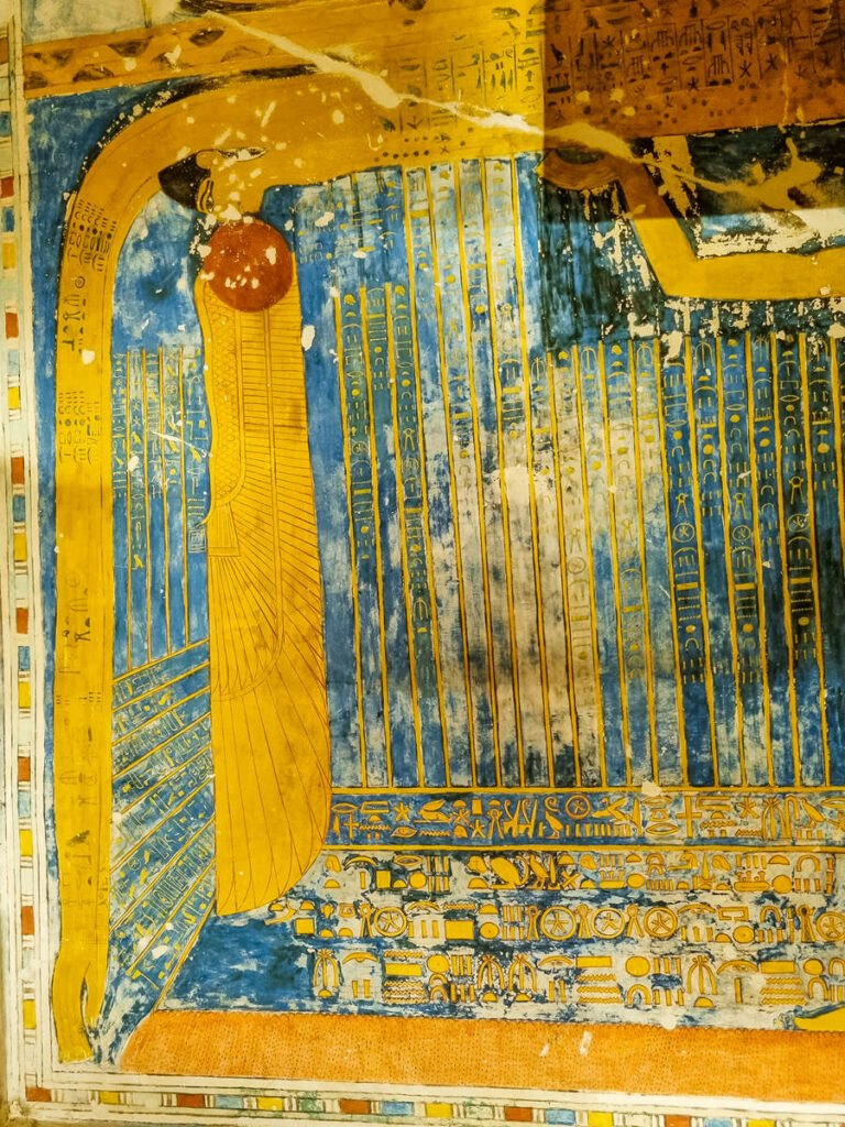 Grab von Ramses IV. Wandmalerei
