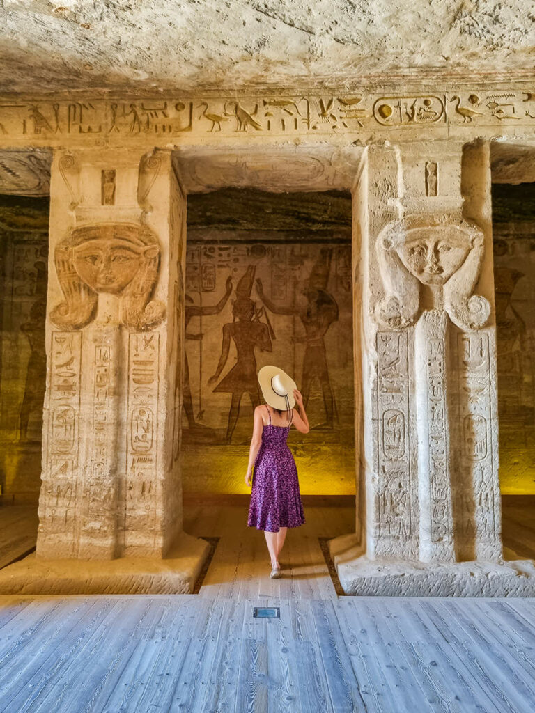 Hathor Tempel von Nefertari in Abu Simbel
