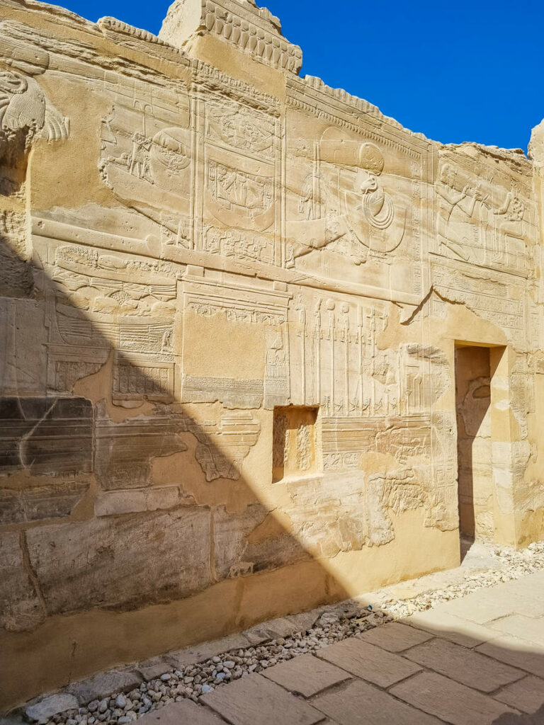 Barkenprozession Tempel Sethos I. Luxor