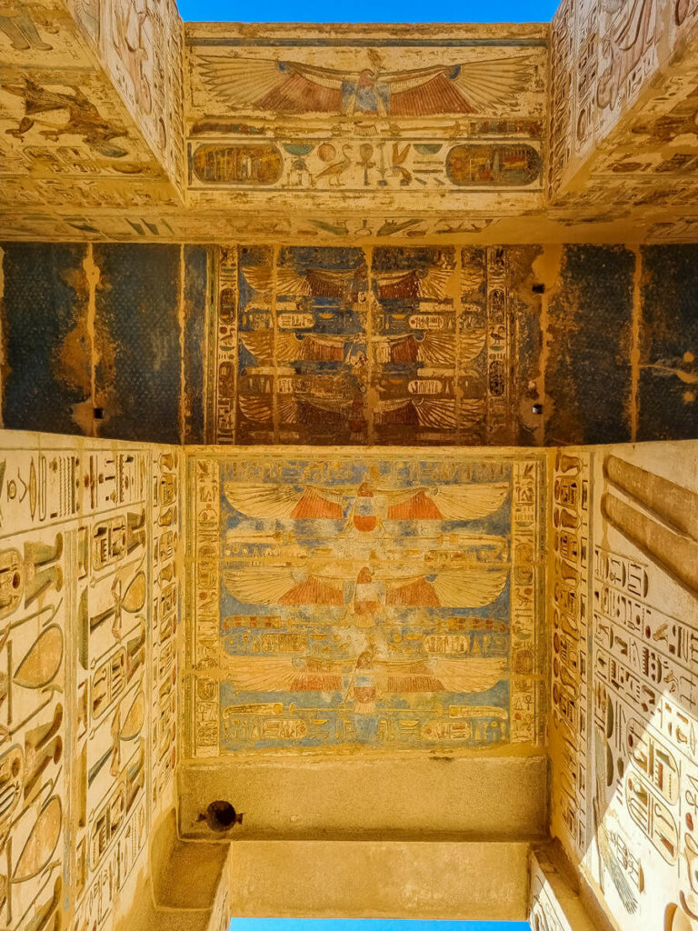 Decke Medinet Habu Tempel