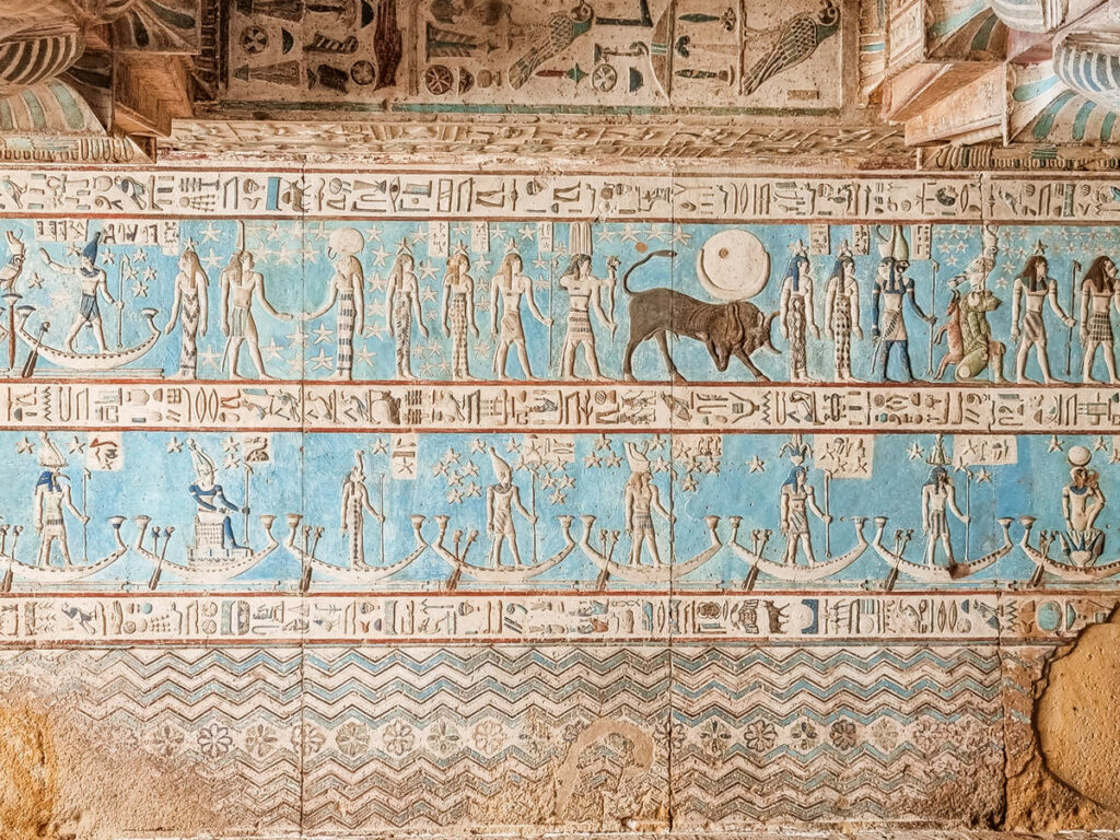 Hathor-Tempel Dendera Decke