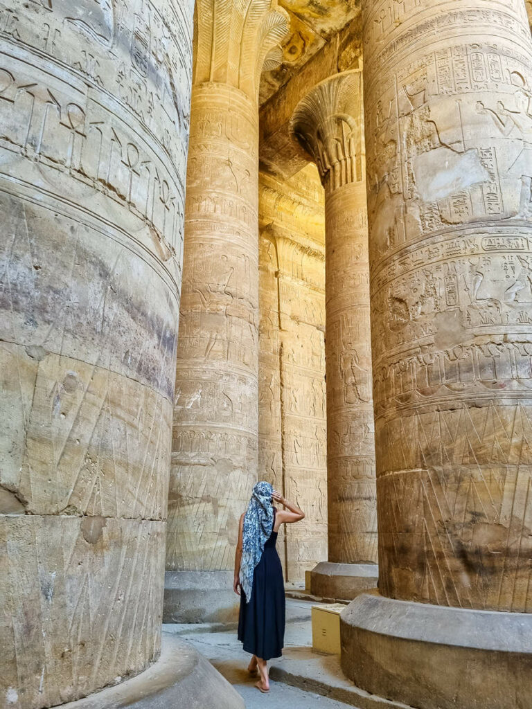 Säulen Tempel von Edfu