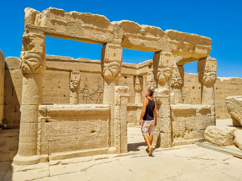 Dach Dendera Tempel