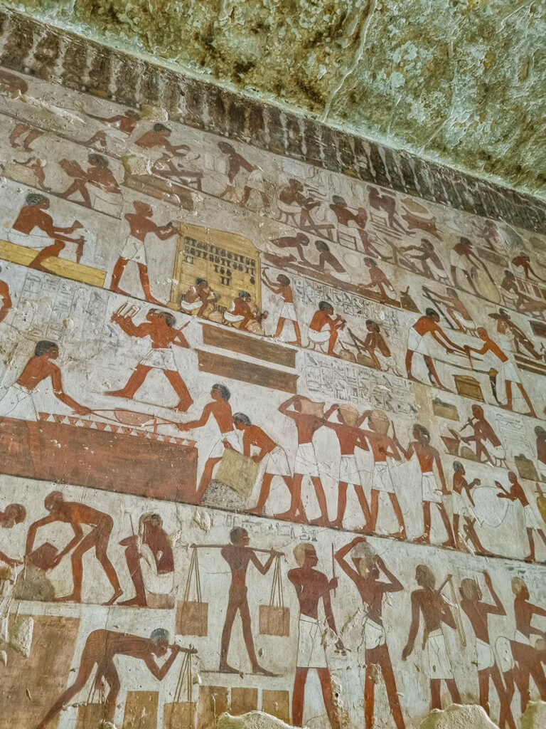 Wandmalerei Grab von Rekhmire
