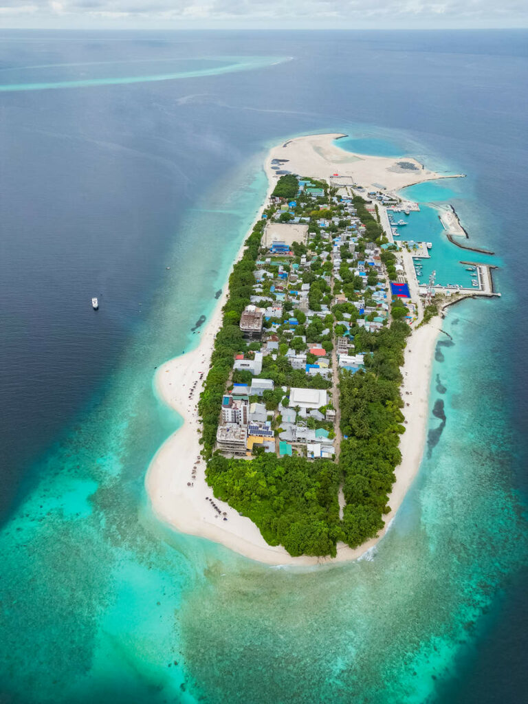 Einheimische Insel Ukulhas Malediven