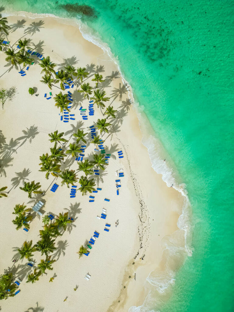 Cayo Levantado Drohnenaufnahme