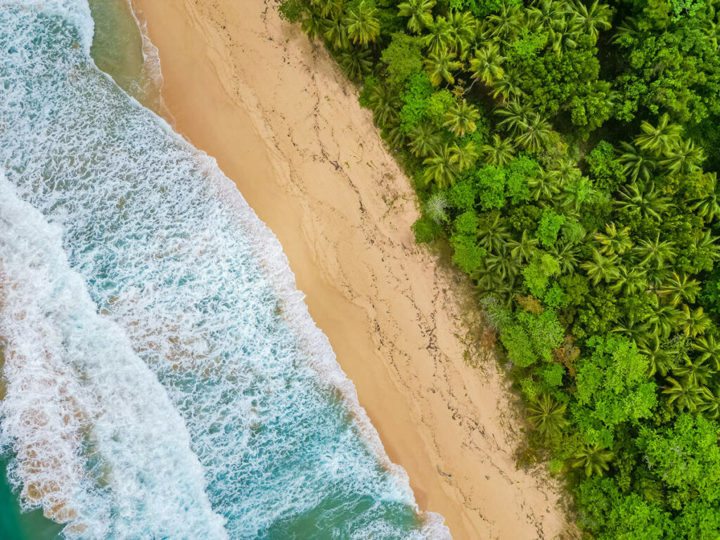 Playa Grande aus der Luft