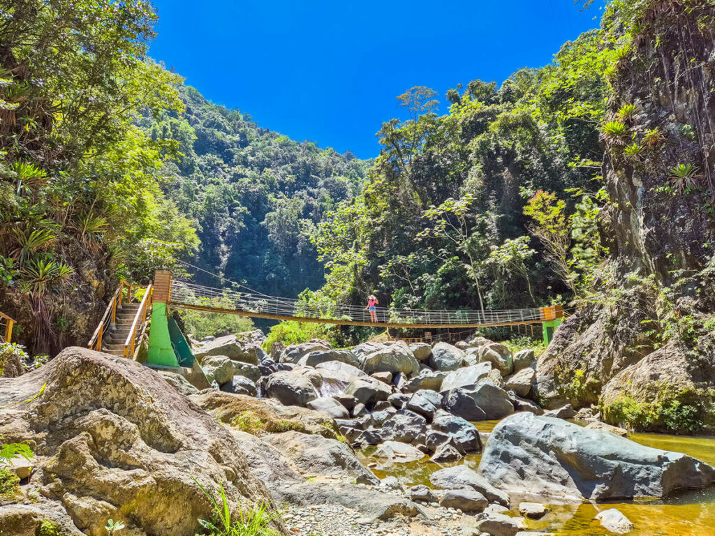 Salto Jimenoa Dos Hängebrücke