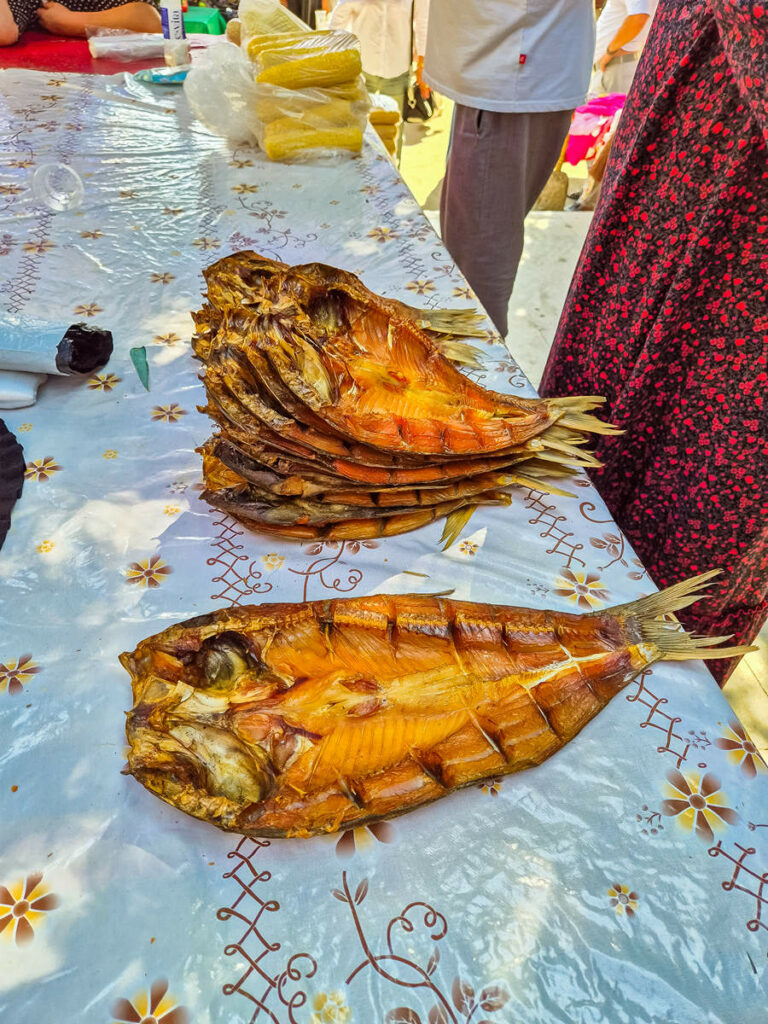 Getrocknete Fische Chorsu-Basar
