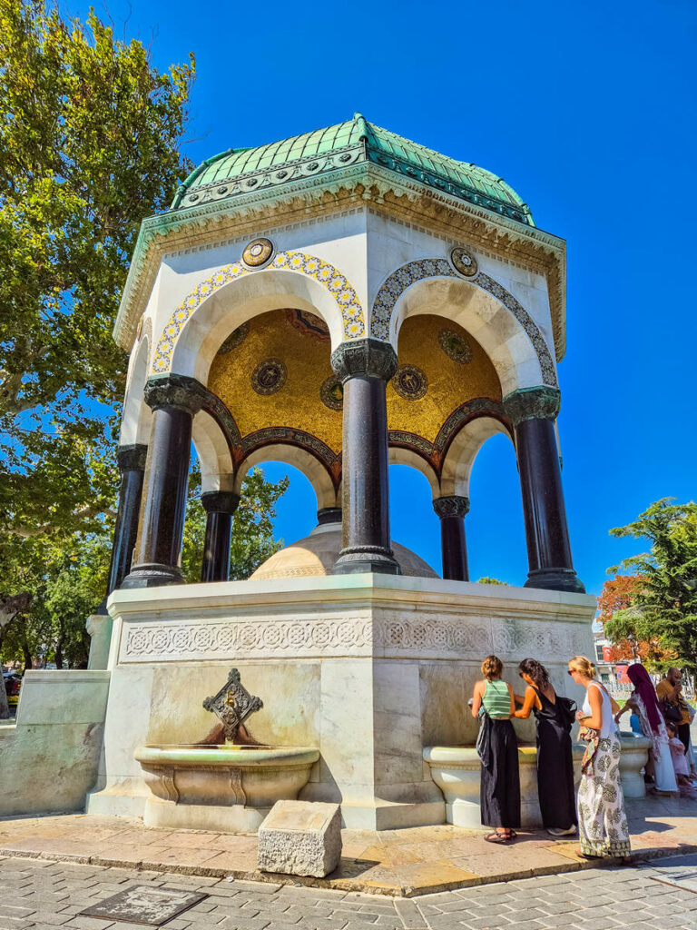 German Fountain in Istanbul