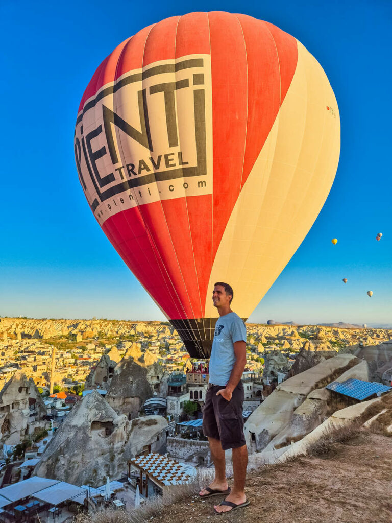 Heißluftballon über Göreme