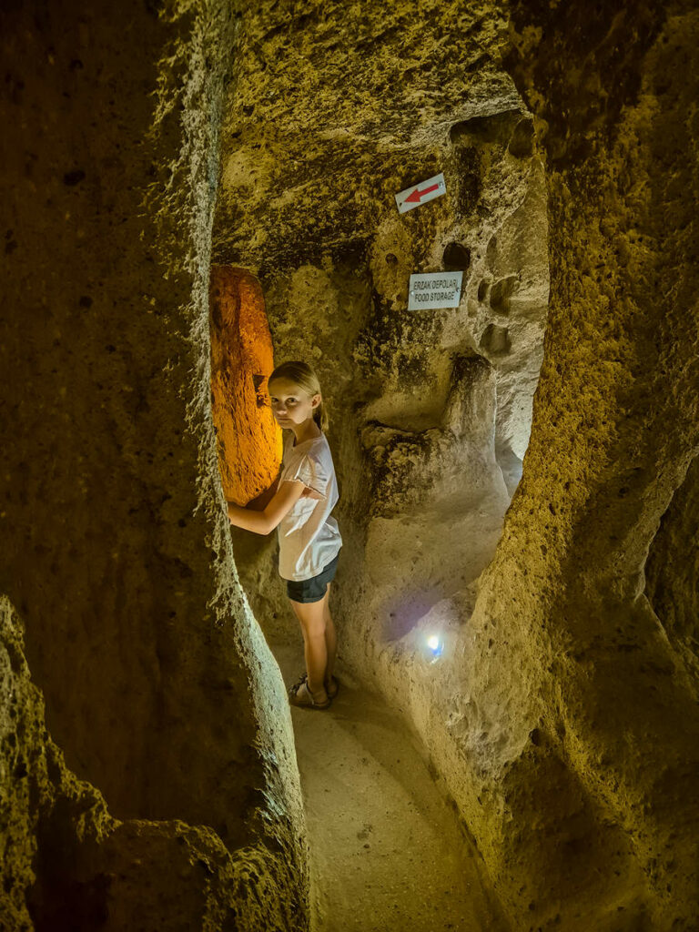 Kaymakli Underground City in Kappadokien