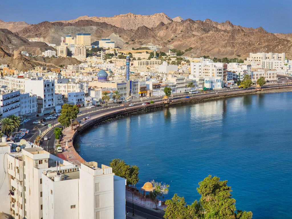 Mutrah Corniche in Maskat