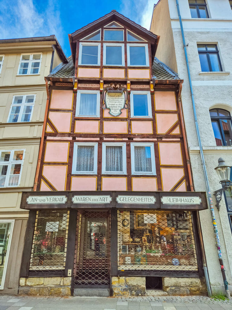 Fachwerkhaus aus 1449 im Magniviertel
