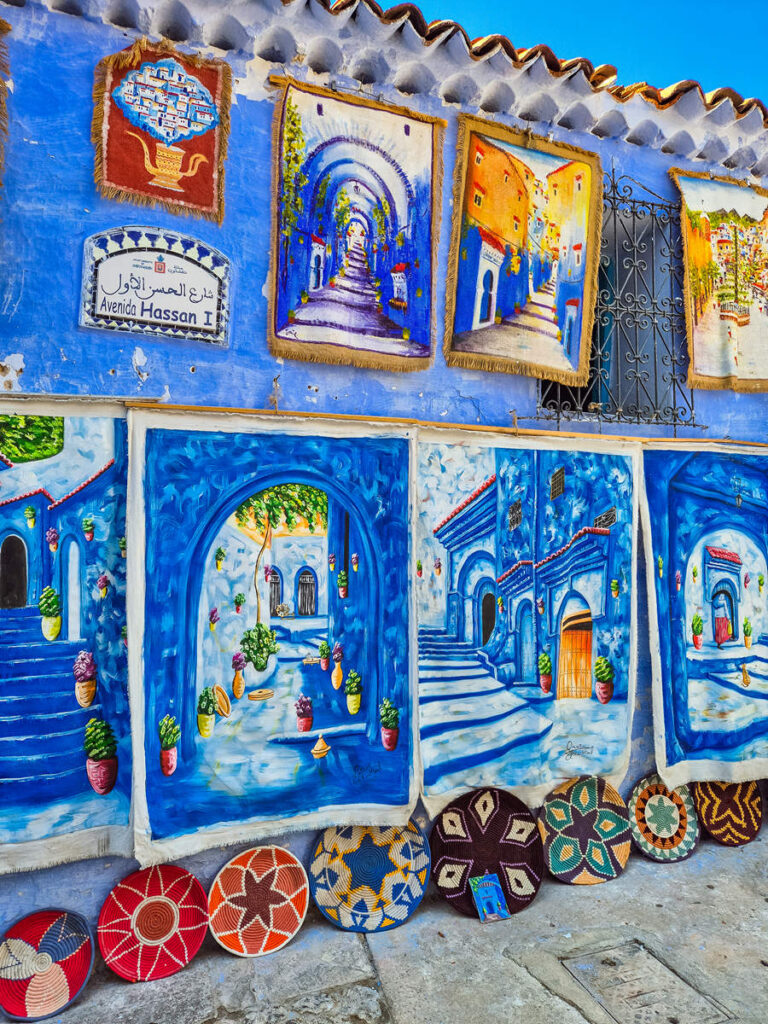 Avenida Hassan I in Chefchaouen