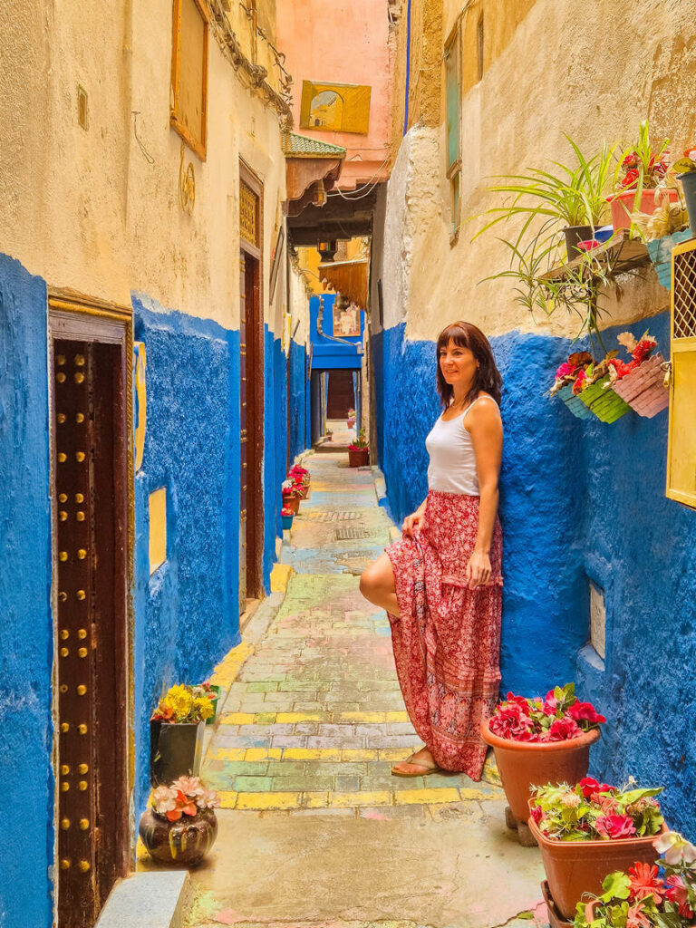 Blaue Gasse / Blue Street in Fès