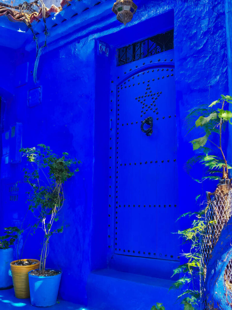 Blaue Tür Stern
