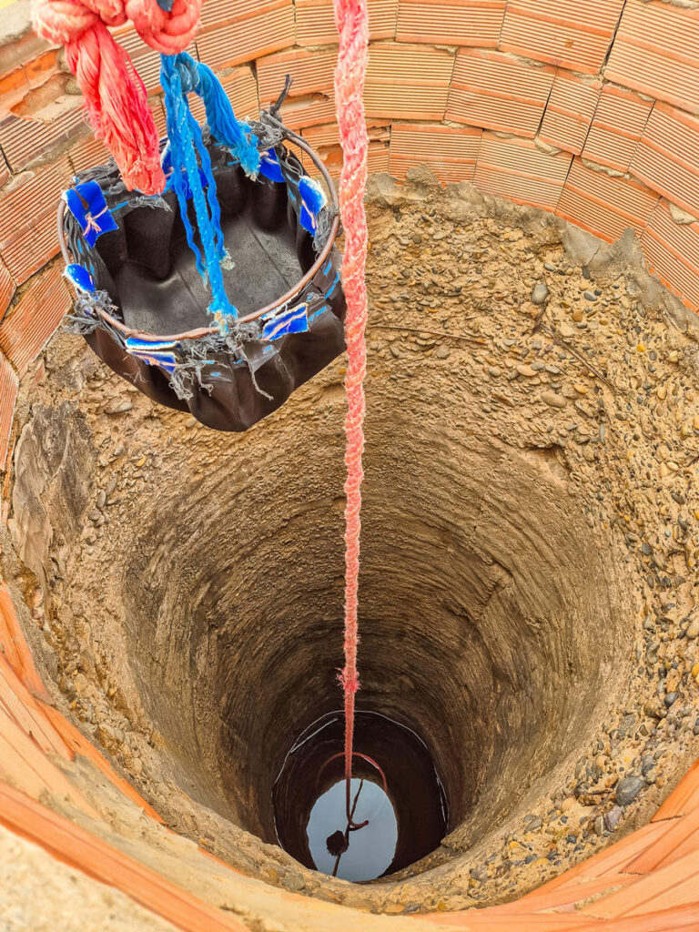 Brunnen in der Wüste Merzouga