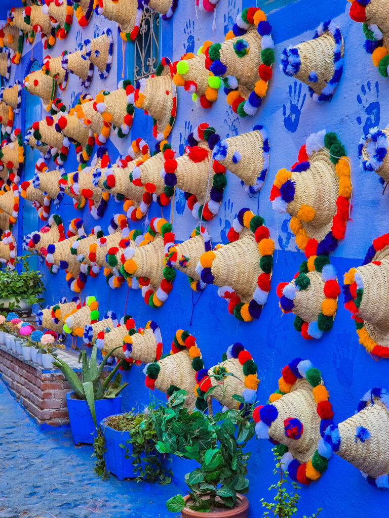 Bunte Hüte in Chefchaouen