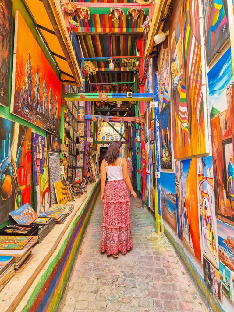 Colour Street in Fès