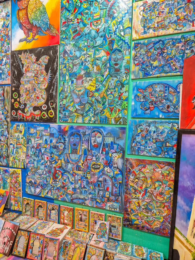 Gemälde Color Street Fès