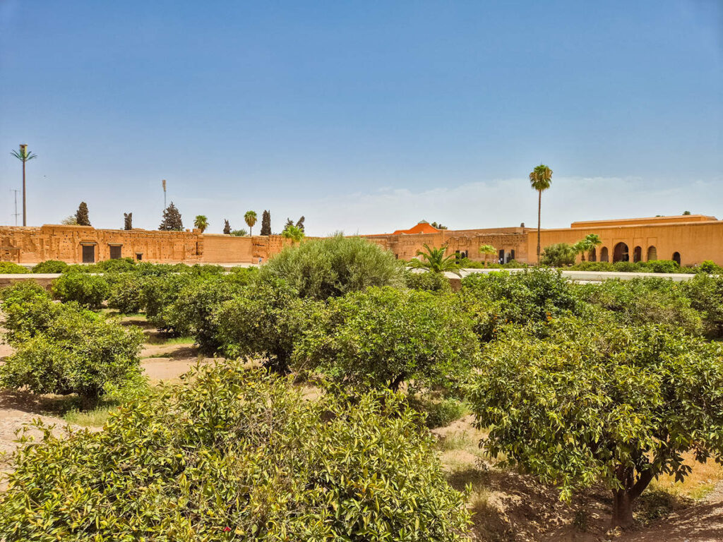 El-Badi-Palast Innenhof