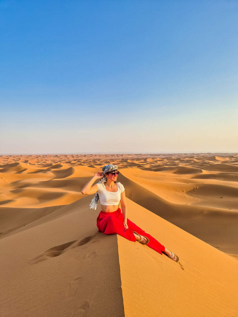 In der Erg Chegaga Wüste