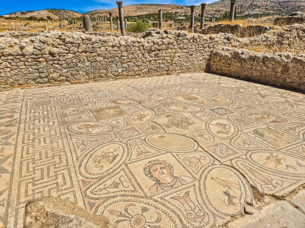 Haus von Herkules in Volubilis Marokko