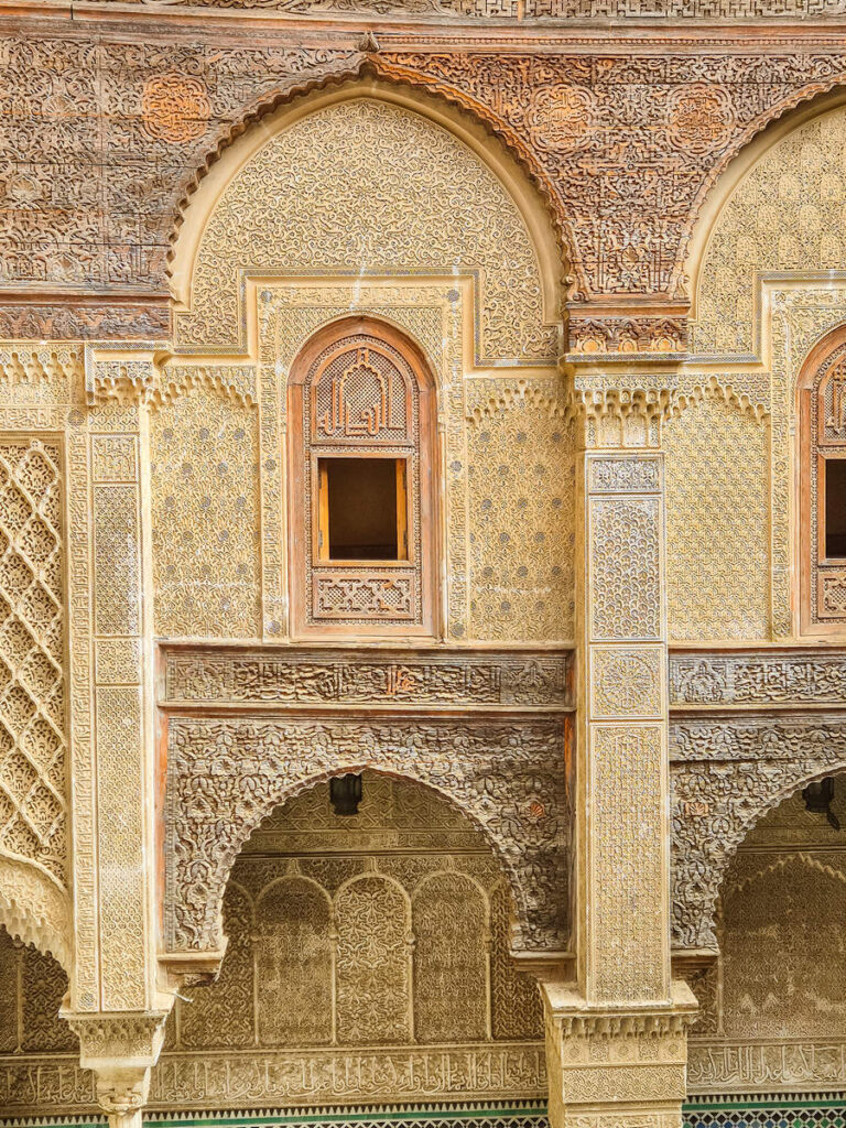 Fenster von Medersa Attarine