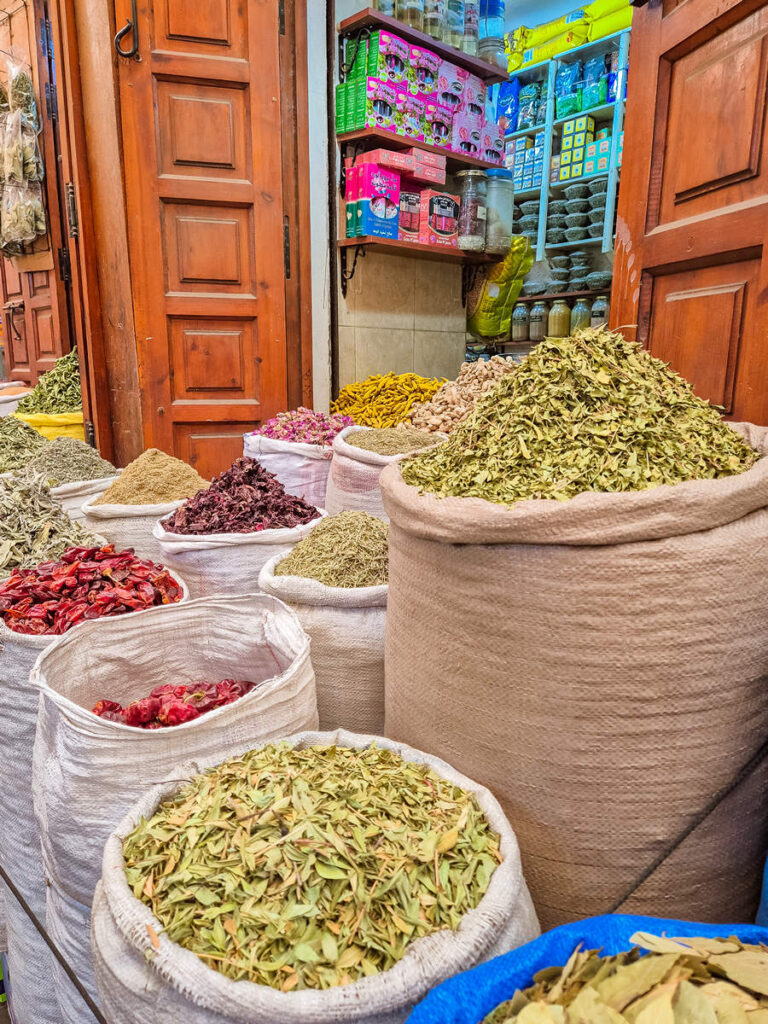 Gewürzemarkt in Marrakesch