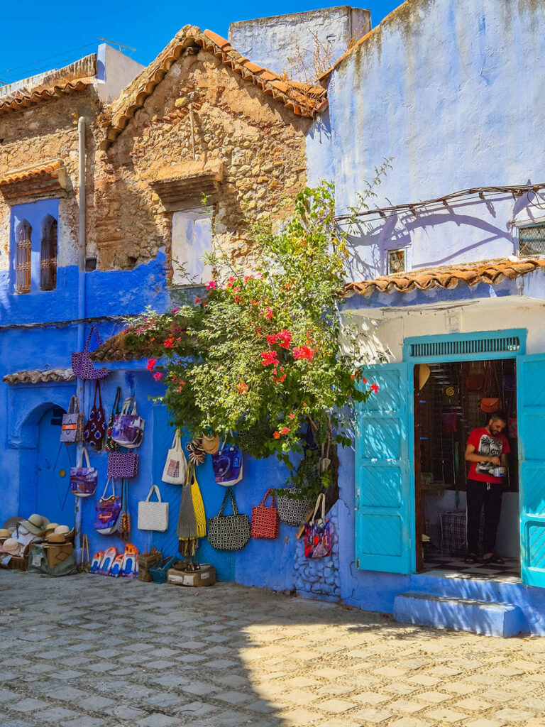 Ein Shop auf dem Place El Haouta