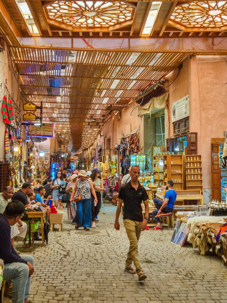 Souk der Medina von Marrakesch