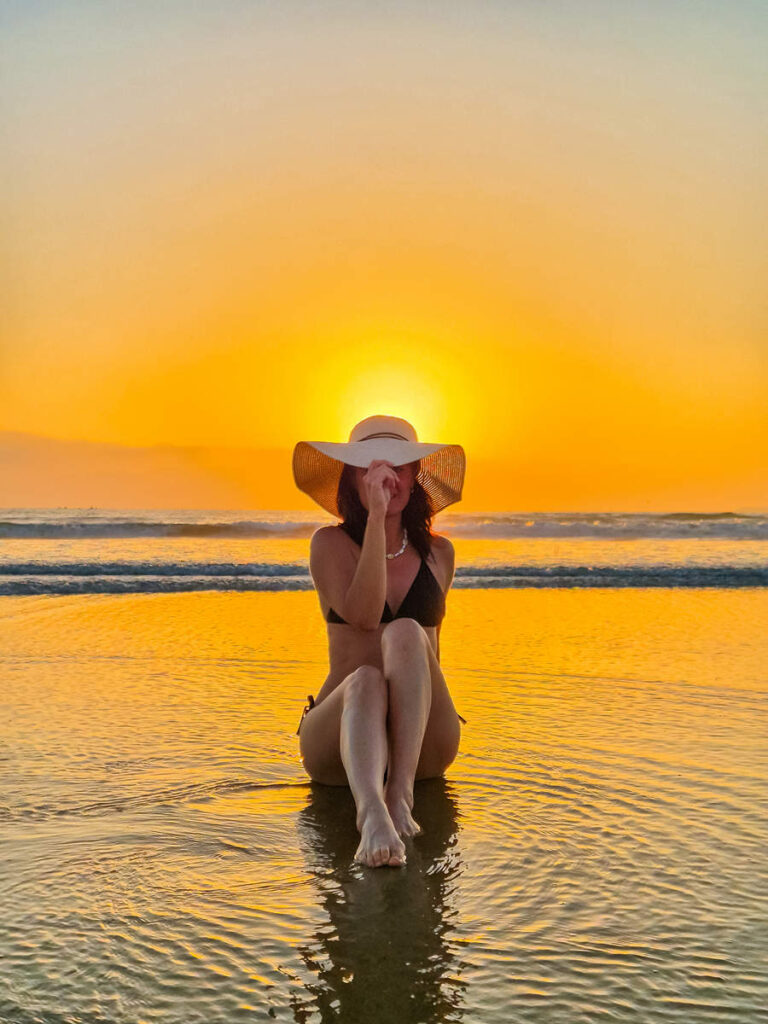 Sonnenuntergang Agadir Beach