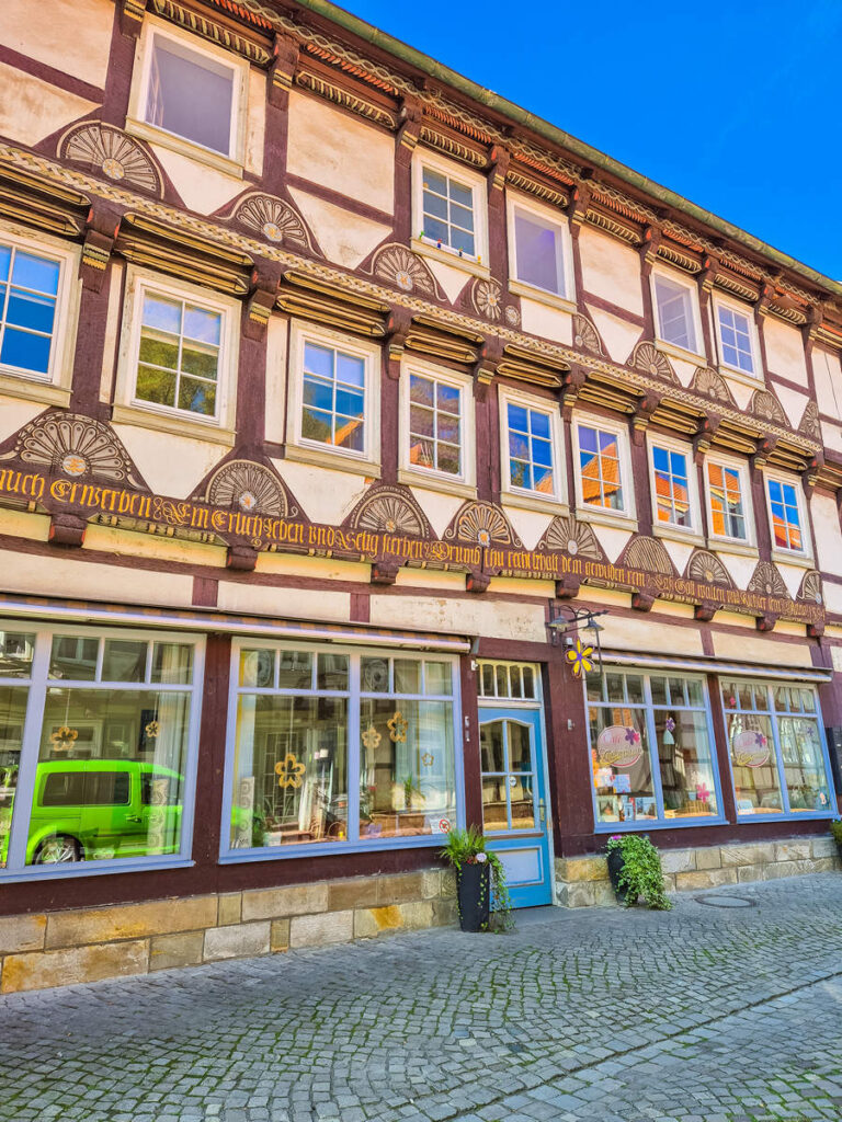Café Zuckerblume im Fachwerkhaus in Hornburg