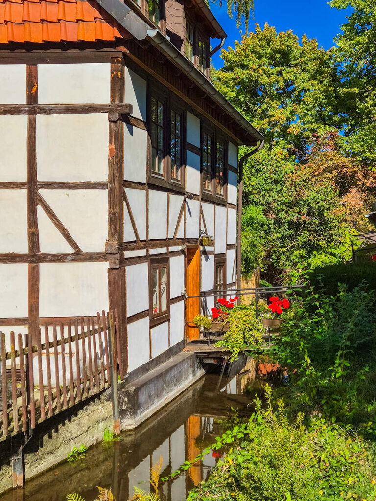 Fachwerkhaus am Bach Mühlen-Ilse in Hornburg