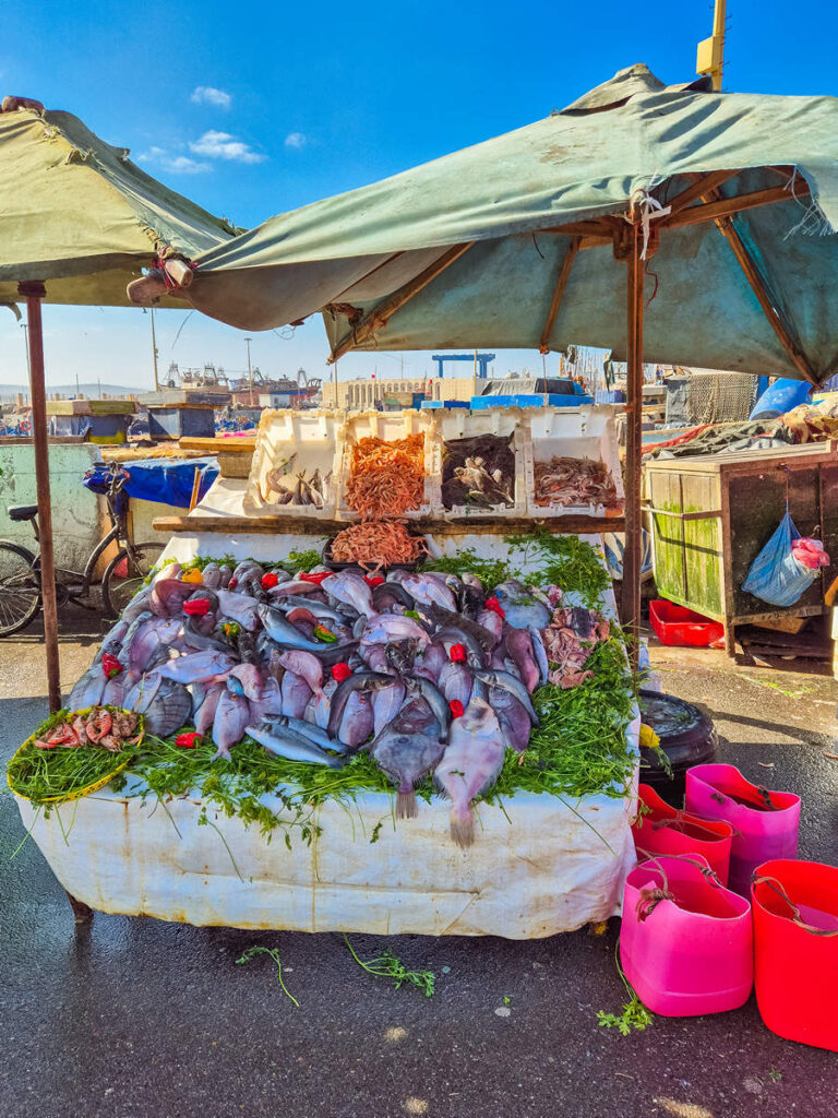 Fischmarkt Essaouira Hafen